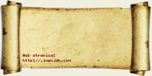 Isidora Veljoglavac vizit kartica